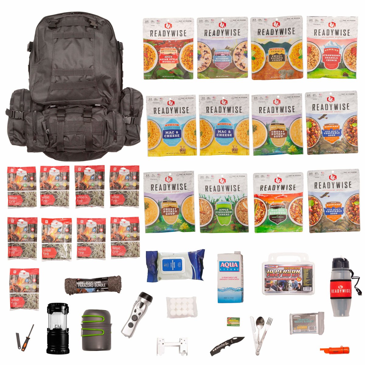 Ultimate 3-Day Emergency Survival Backpack - ReadyWise at Uppercut Tactical